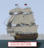 HMS Bounty and HMS Victory AI Ships